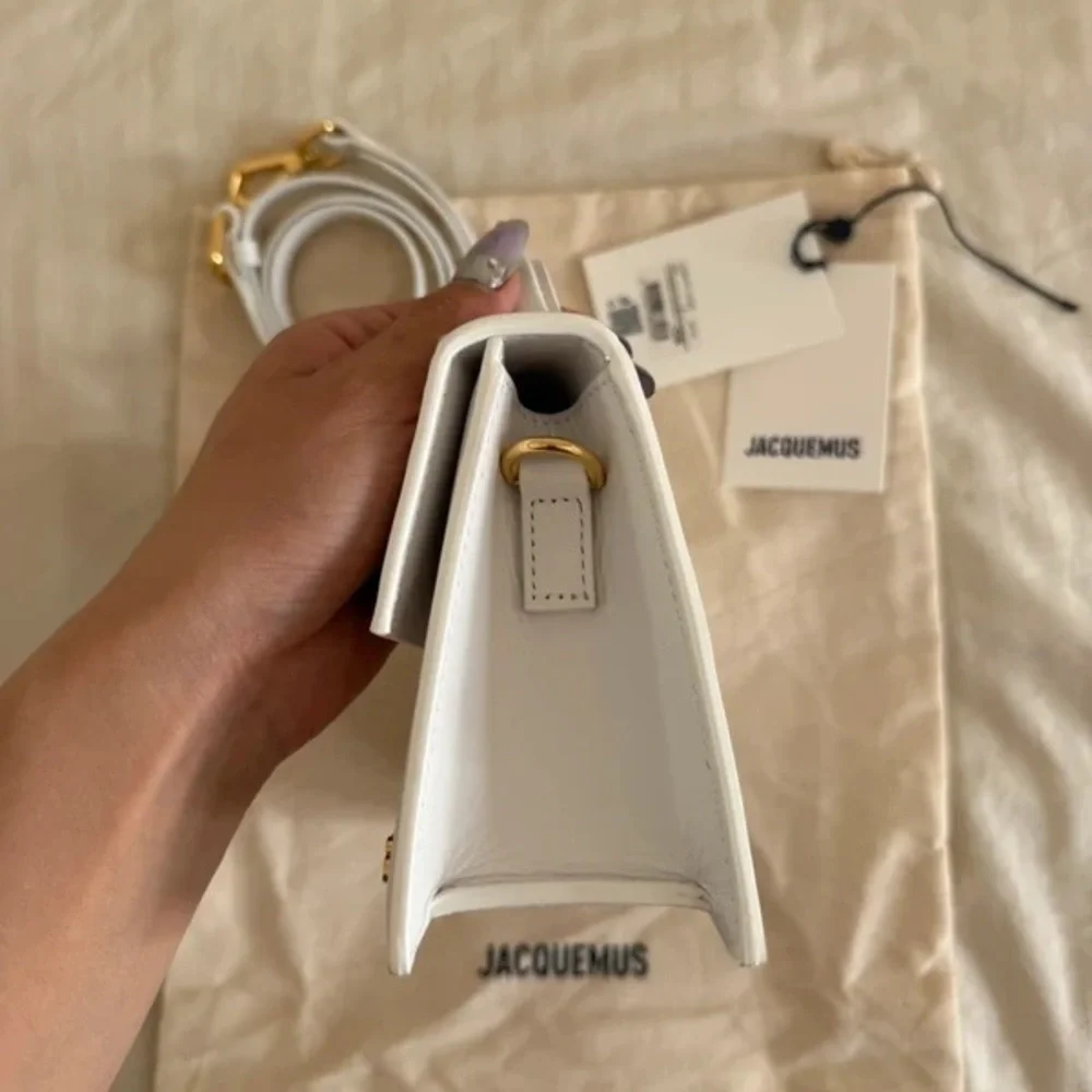 💕Jacquemus White Le Chiquito Top-Handle Bag - Picture 3 of 6